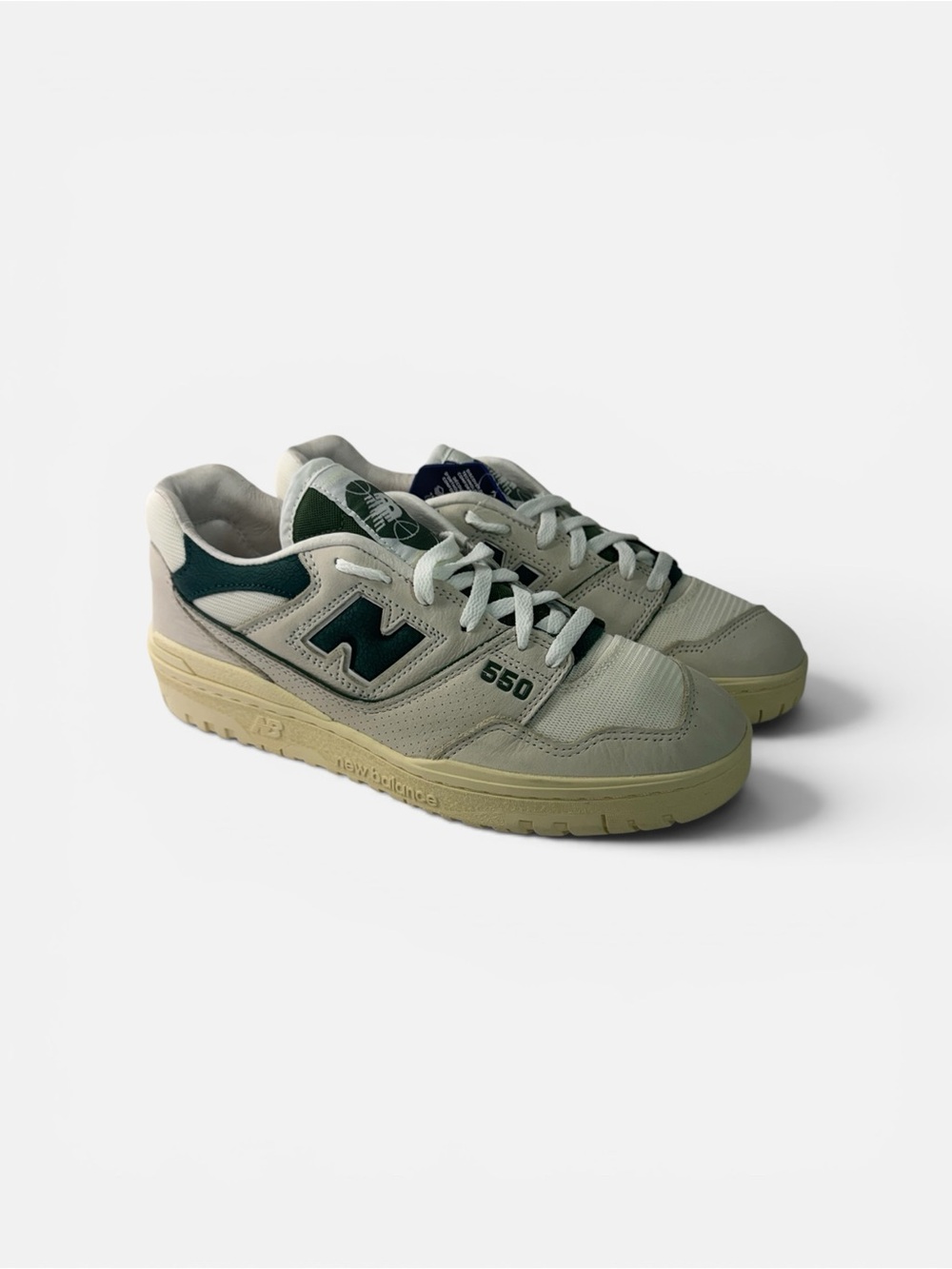New Balance 550 Permafrost Dark Alpine Green BB550LGR Men's 10.5 - Picture 3 of 8